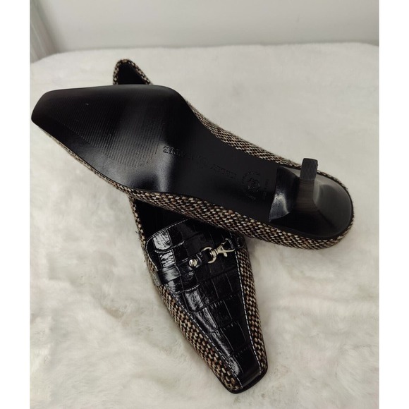 Vintage Y2K Old Money Pointed Heel Shoes 9 - Picture 6 of 8